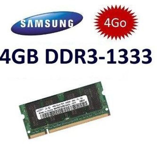 ram 4gb 1333mhz so dimm samsung