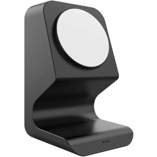 Chargeur Sans Fil MagSafe 15W - Station Magnétique Rapide Compatible IPhone 16/15/14/13/12, AirPods Pro 2 & 3 - Support Antidérapant Noir