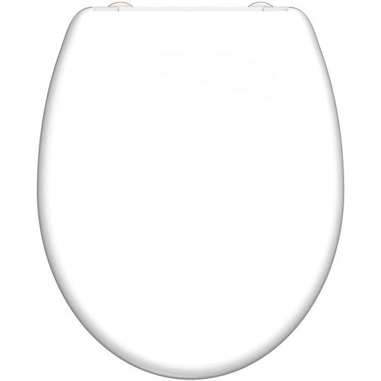 Abattant WC Schütte Beach Avec Abaissement Automatique | Motif Plage | Duroplast Résistant | Compatible Plupart Cuvettes