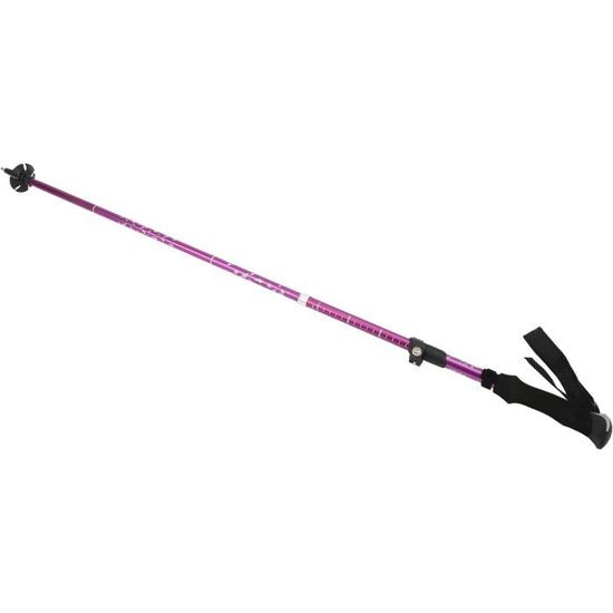 Bâtons De Randonnée Trekking Léger Réglables - Fibre Carbone, Pointes Tungstène, 65-135 Cm, 300g Par Bâton