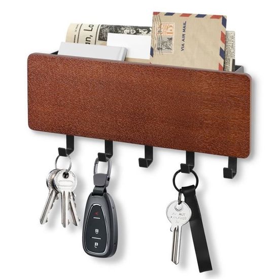 Porte-Clés Mural Guitare JCM800 - Boîte à Clés Avec 4 Porte-Clés - Déco Rock Pour Entrée, Salon