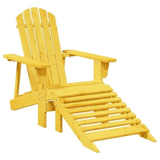 EFURDEN Chaise Adirondack En Polywood - Chaise De Jardin En Forme De Grenouille, Robuste Avec Inclinaison 105° Et 160 Kg De Charge - Idéale Pour Extérieur Et Détente