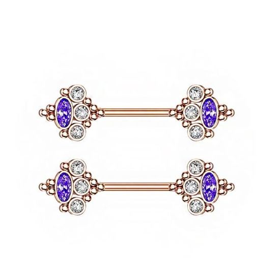 Piercing au nez,8Pinces À Tétons À Vis Pour Femmes, 1 Pièce, Piercing Sexy Pour Femmes, Faux