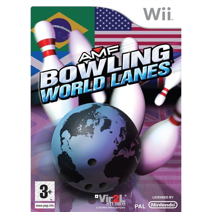 Amf Bowling World Lanes / Jeu Console Nintendo Wii