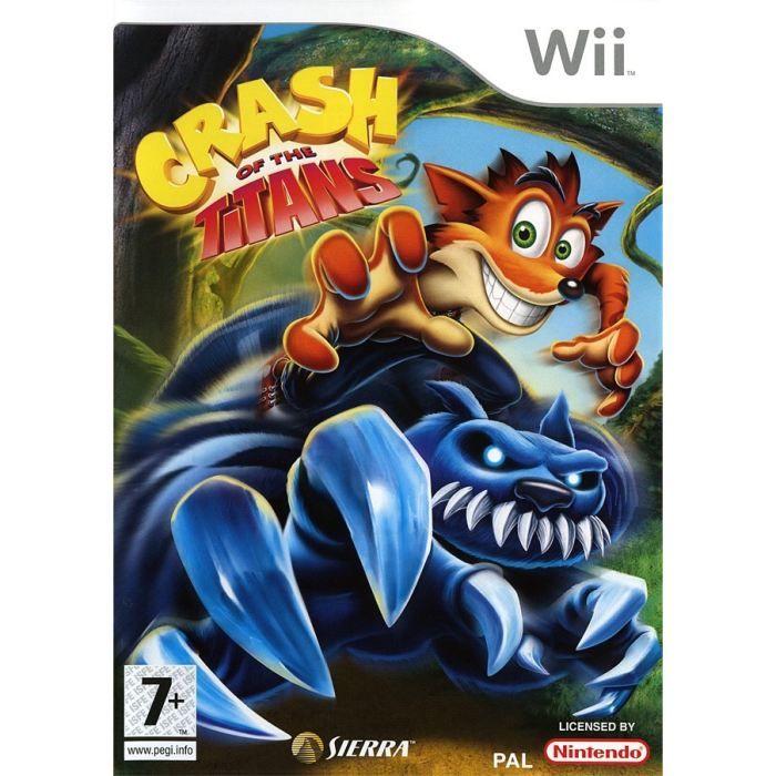 CRASH OF THE TITANS / JEU CONSOLE NINTENDO Wii