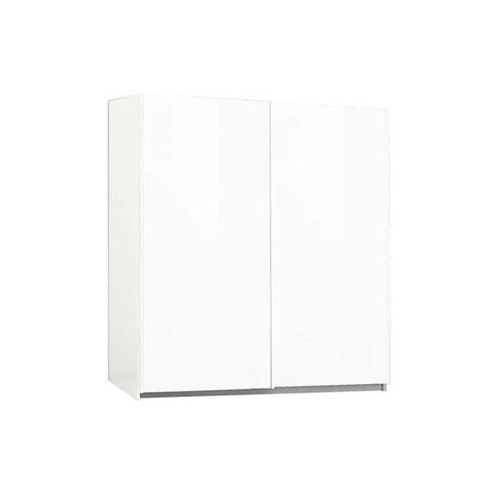 SIROLO LAQUE BLANC ARMOIRE 150 MODERNE : L'Armoire 2 Portes Bois Coulissantes