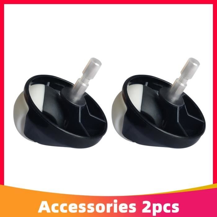 2 pièces - Roulettes avant lavables pour aspirateur Robot iRobot Roomba série 500 600 700 800 900, accessoire