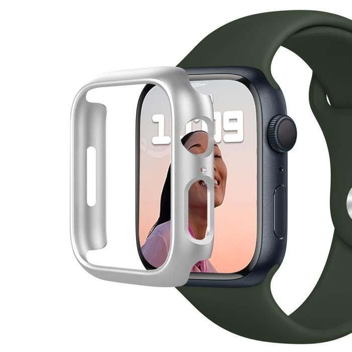 40MM Series SE 6 5 4 - Argent - Coque de protection antichoc pour Apple Watch, étui résistant aux chocs pour