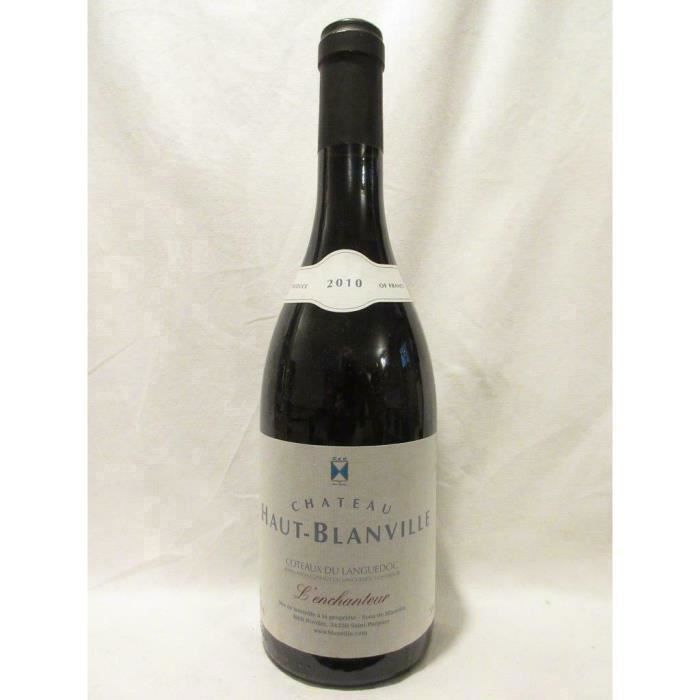 coteaux du languedoc château haut-blanville l'enchanteur rouge 2010 - languedoc france