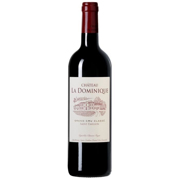 Château La Dominique 2016 - vin rouge - Saint Emilion Grand Cru Classé AOC -1 bouteille.