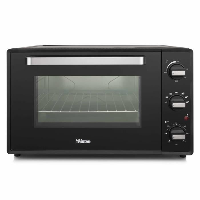 Tristar Luxueux Magnifique-Four à convection - Mini four à chaleur tournante - 2000 W 48 L Noir