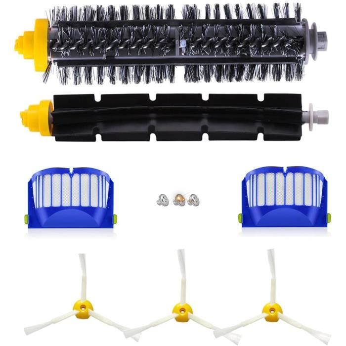 iRobot Roomba 600 Pinceau pinceaux de rechange kit d'accessoires pour iRobot Roomba 600 série 600 605 610 615 616 620 625 630 631 63