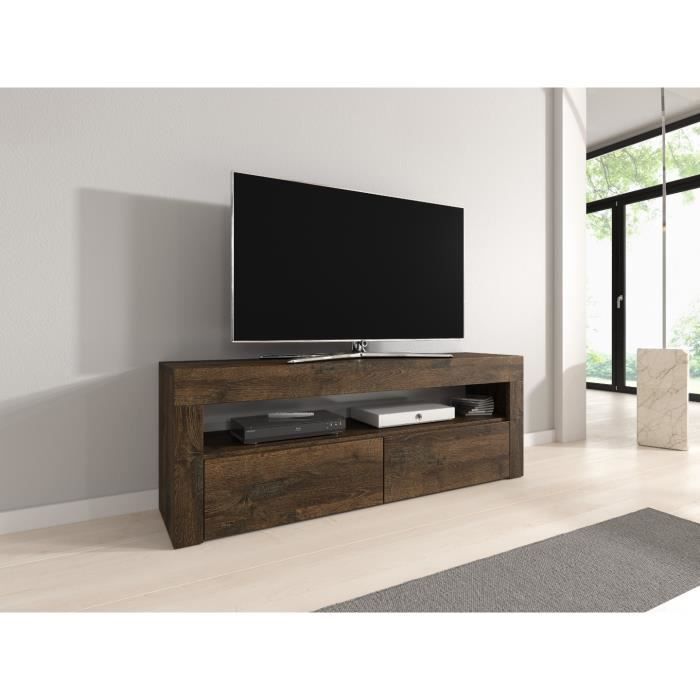 E-com Meuble tele Luna - 140 cm, Chêne frégate