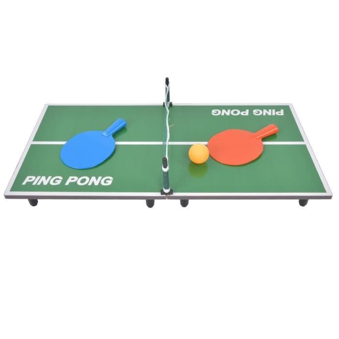 Mini Ensemble de Ping-pong, Mini Jeu de Table de Ping-pong Pliable Jouet de Divertissement pour les Enfants