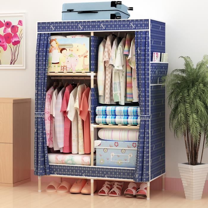 Armoire Tissu Bleu