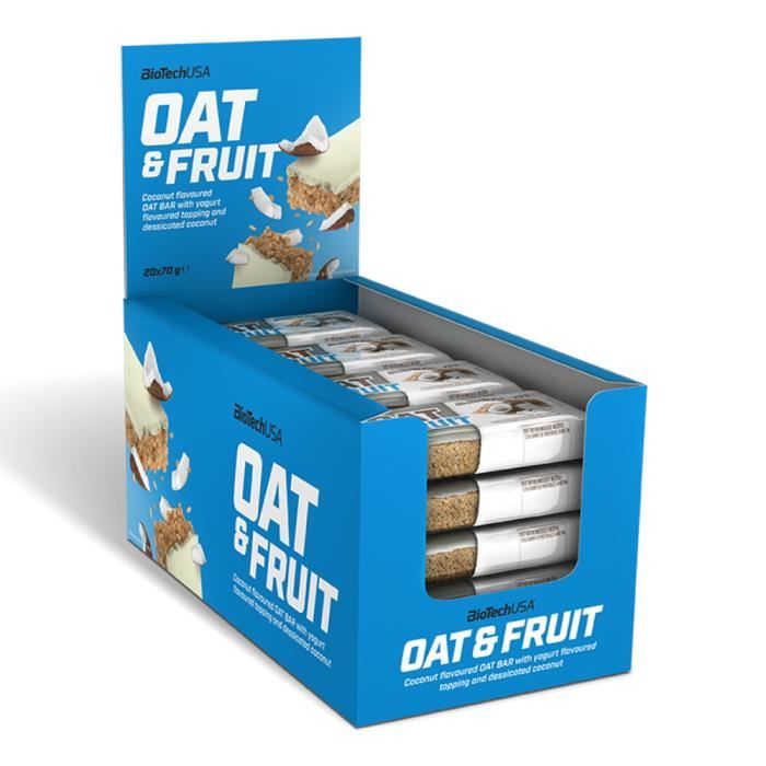 Barre protéinée Oat & Fruits - Coconut Yogurt Boite de 20