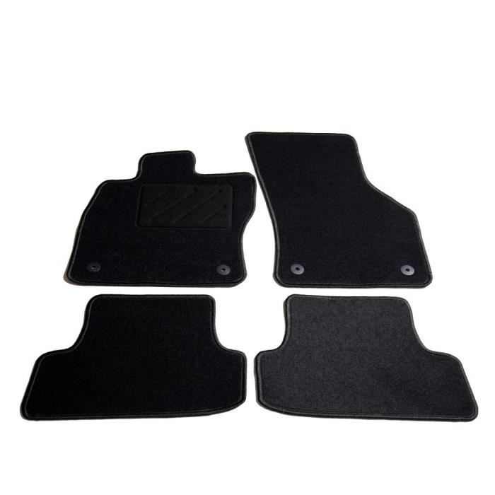 XIJ Ensemble de 4 tapis de voiture pour VW Touran Audi A3 2012