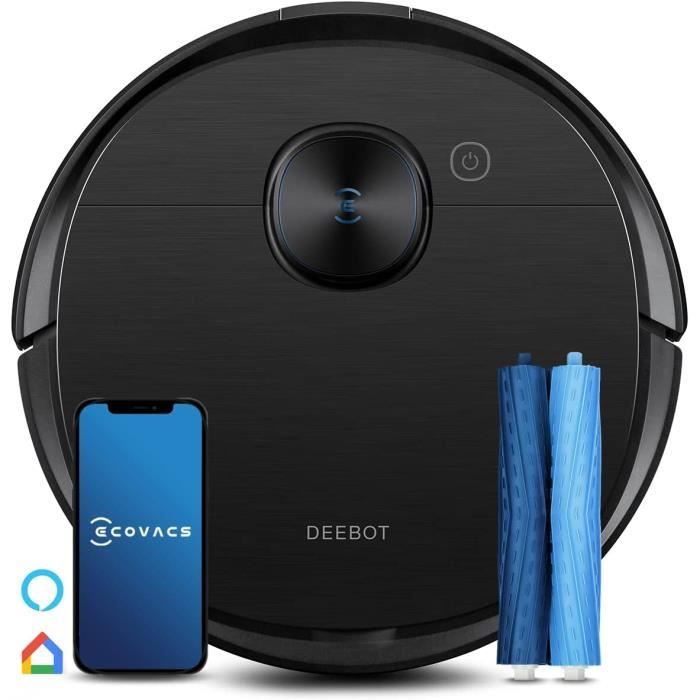 ECOVACS DEEBOT T9 AIVI Robot aspirateur 3000Pa avec serpillière,système d’évitement d’Obstacles AIVI™,5200mAh