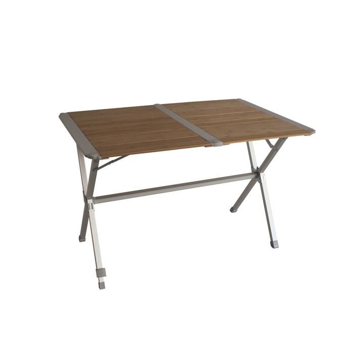 Midland Table pliante Gapless bambou