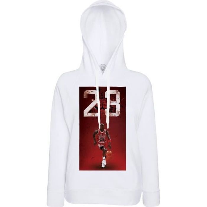 Sweat à Capuche Michael Jordan 23 Chicago Bulls Basket Superstar GOT