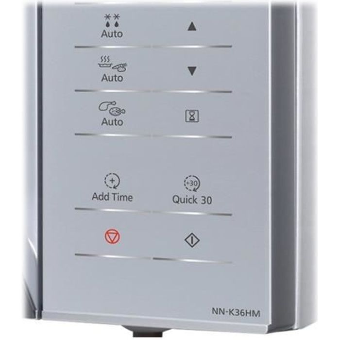 Panasonic NN-K36HM Four micro-ondes grill pose libre 23 litres 800 Watt argenté(e)
