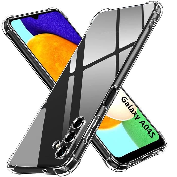 Coque pour Samsung Galaxy A04S - Antichoc Protection TPU Souple Transparent Phonillico®