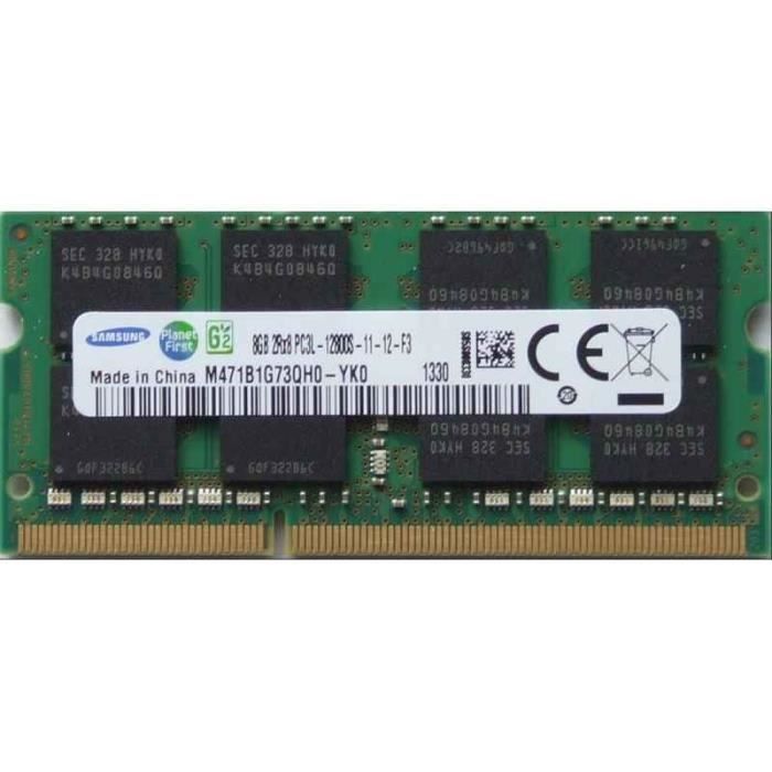 Samsung 8GB PC3-12800 M471B1G73QH0-YK0