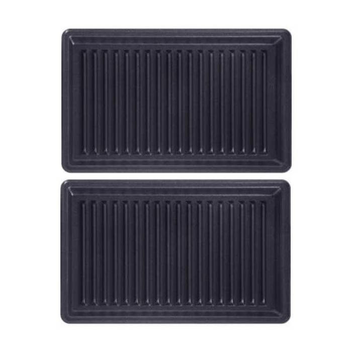 Plaques grill-panini par 2 pour Croque-monsieur Tefal