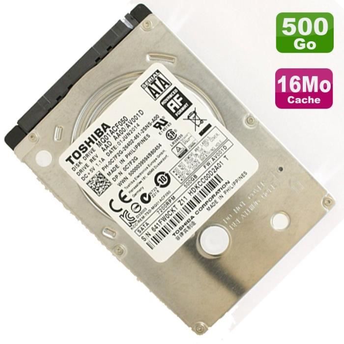 Disque Dur 500Go SATA 2.5\