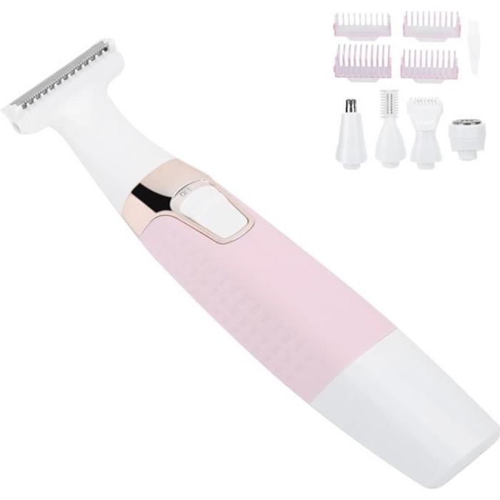 VINGVO Rasoir électrique pour femmes Épilateur Électrique de Corps Rasoir Femme Rechargeable USB Machine d'Épilation Indolore 5
