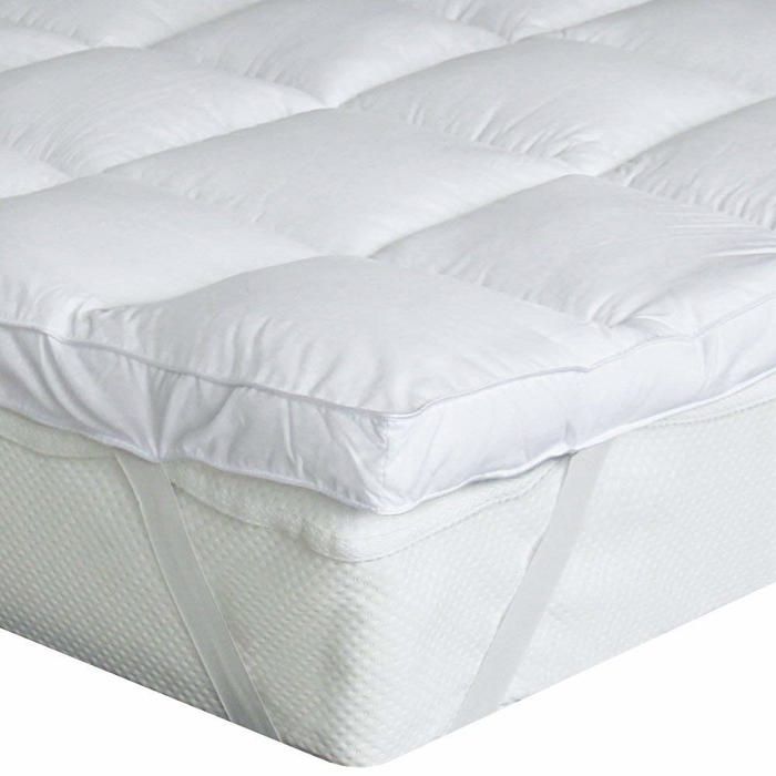 Matelas enfant Bedecor 90×200 cm 4 cm microfibre hypoallergénique blanc lavable 40°C
