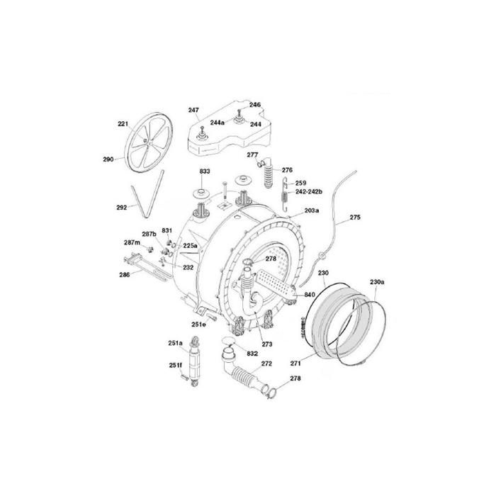 Candy Cuve Complète Tambour - vue 2