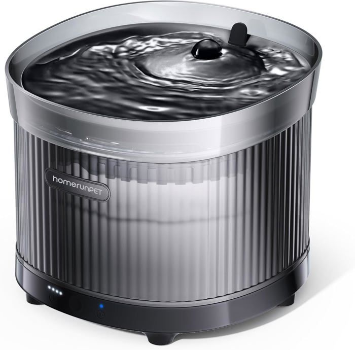 Comparer les prix de Fontaine A Eau Chat Sans Fil Avec Detecteur De MouvementSilencieux Fontaine À Eau Pour Chat À Pile 7800Mah2LNoir