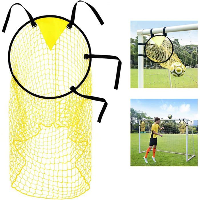 YOUNLEN Filet De Cible Football Pliable 45/58 Cm – Exercice De Précision Avec 4 Sangles Pour But Extérieur