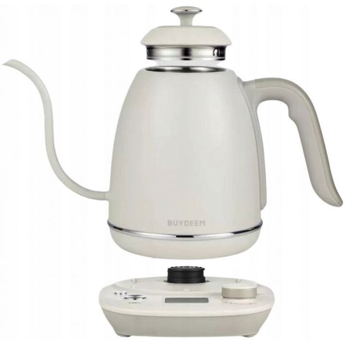 Bouilloire - COCINARE - K821 - Contrôle de température - Blanc avoine - Socle 360 degrés
