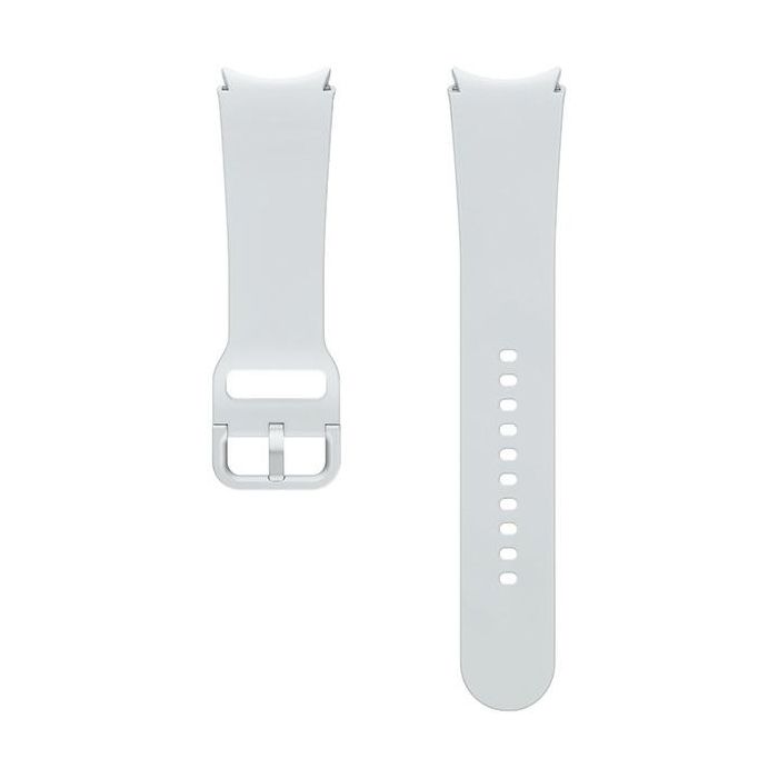 Bracelet Sport - SAMSUNG - Galaxy Watch 6 - Argenté - Silicone - 20 mm M/L