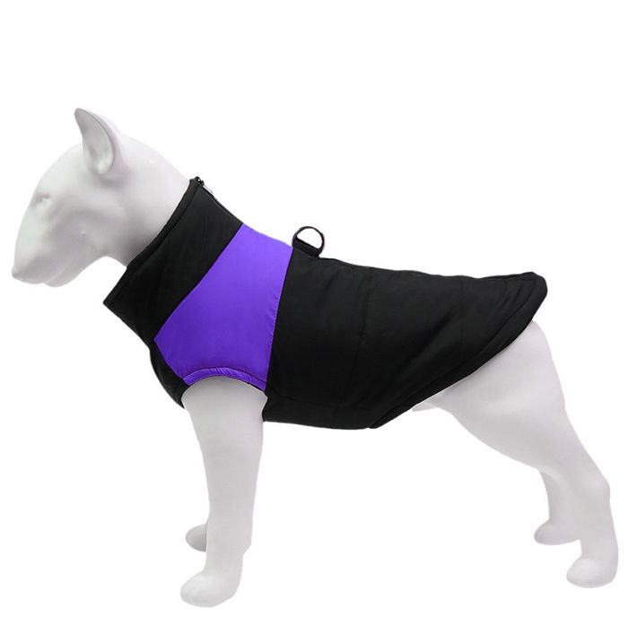 Comparer les prix de Veste imperméable en polyester violet pour animaux de compagnie manteau épais et chaud pour grands chiens (3XL)