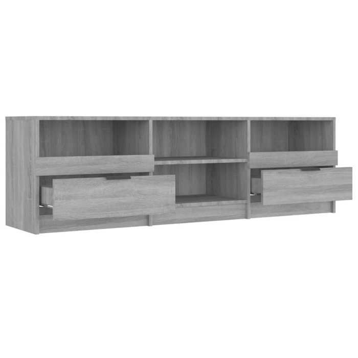 NEUF Armoire TV - Gris - Meuble TV - TABLE TV - Sonoma gris 150x335x45 cm - Bois dingénierie TT3949