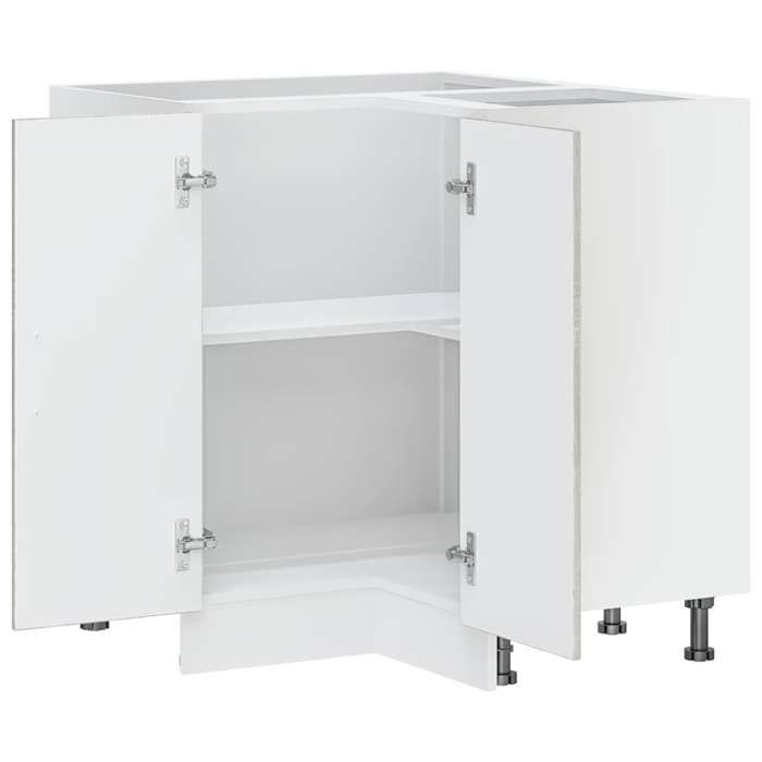 Moderne Placard dangle de cuisine Porto SWEETY Meuble bas de cuisine sonoma gris bois dingénierie 75.5x75.5x81.5 cm BB1091