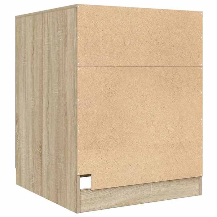NEUF Armoire de Salle de BainMeuble pour buanderie Meuble pour machine à laver - chêne sonoma 705 x 715 x 915cm FR00_3499545170