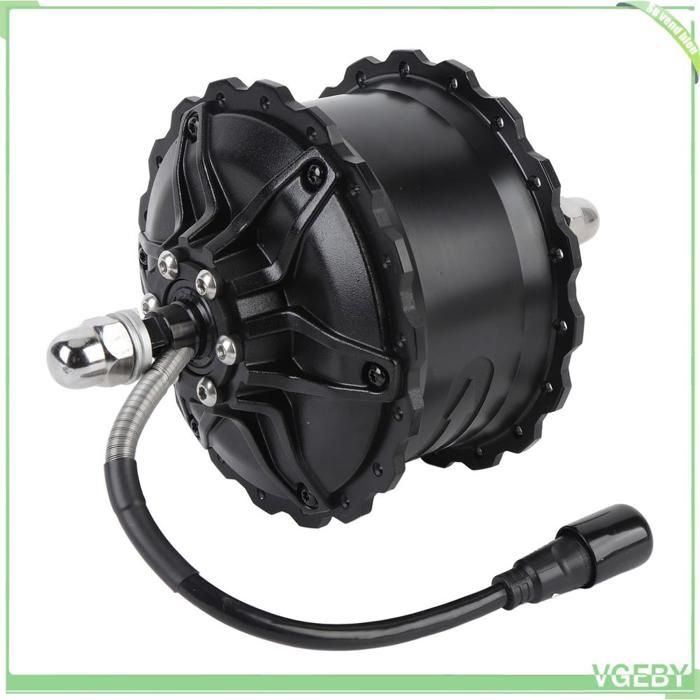 Moteur de moyeu de vélo électrique 1000 W moteur arrière à entraînement IP65 en alliage daluminium pour vélo à roues de 20