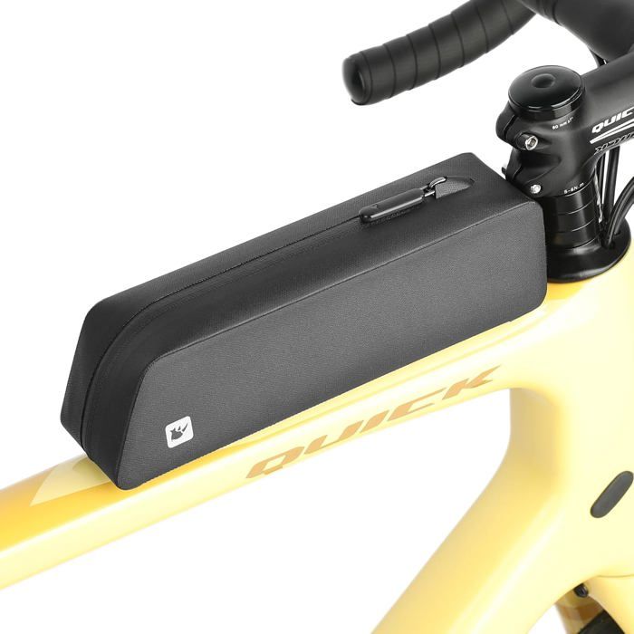Sac de cadre de vélo avec fermeture éclair étanche et stable sac de vélo professionnel accessoires de cyclisme pour VTT et vélo