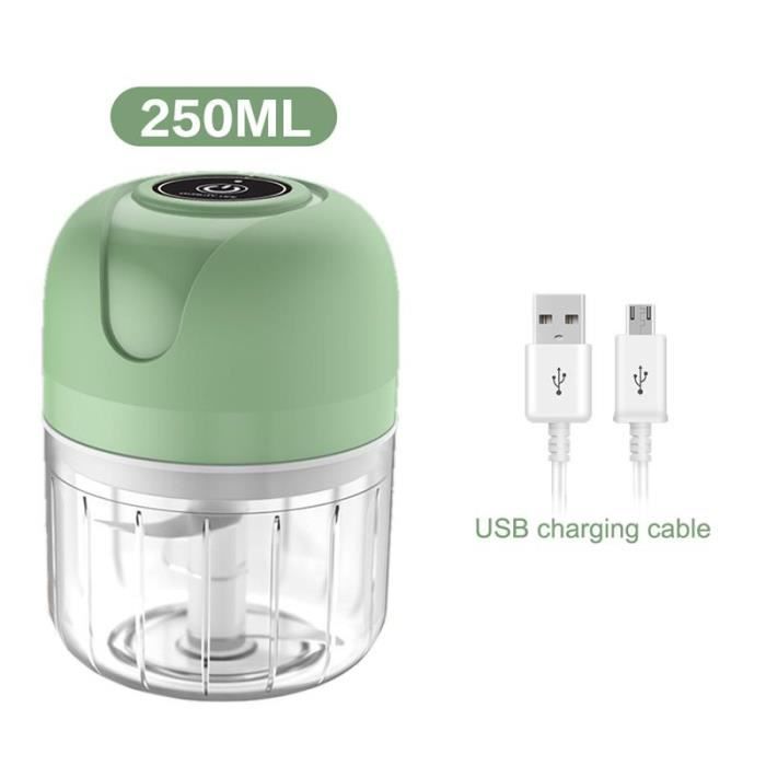 Hachoir électrique 250ml - YESCUSTOM - USB Rechargeable - 3 lames en