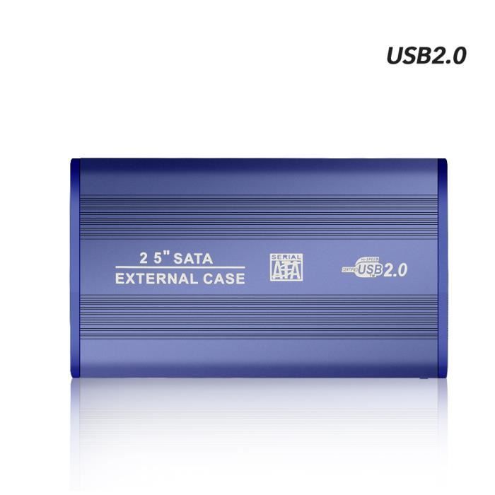 Boîtier Externe pour Disque Dur 2.5'' SATA USB 3.0 Box Alluminium Portatile PC 8433799088911