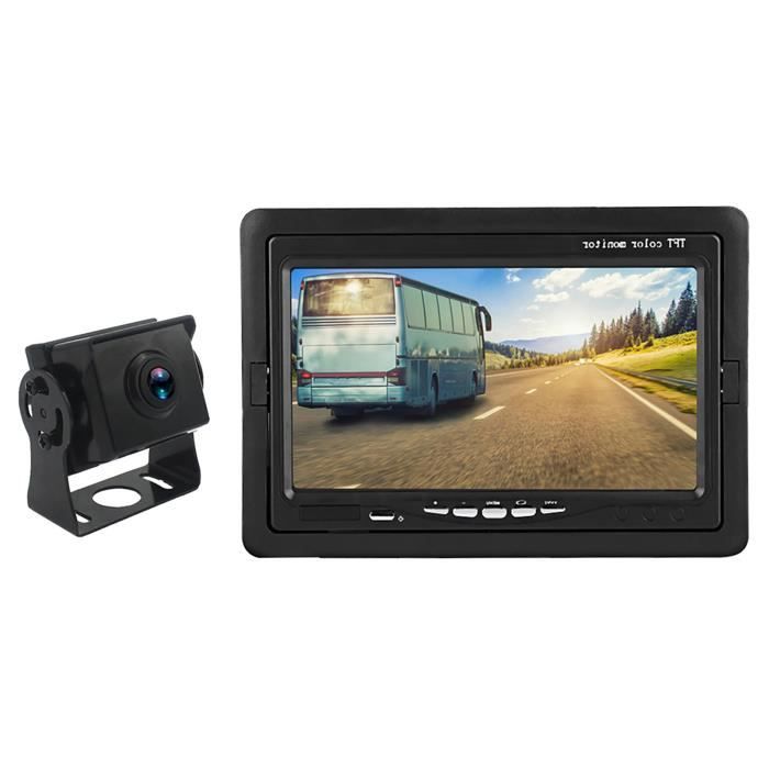 TD® Caméra de recul étanche super vision nocturne câble 20 m haute  définition vision arrière sécurité camion bus écran 7 pouces HD - Cdiscount  Auto