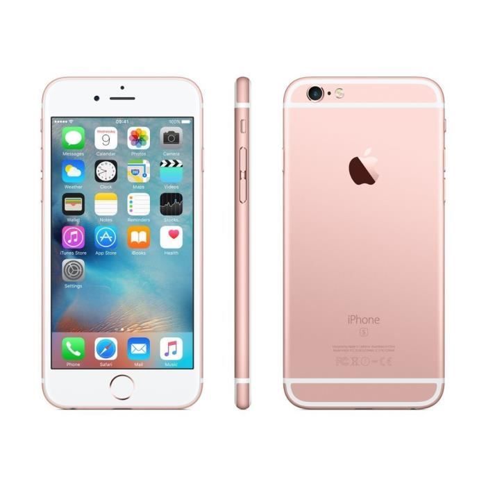 Top achat T&eacute;l&eacute;phone portable IPhone 6 64 Go Or Rose Occasion - Comme Neuf pas cher