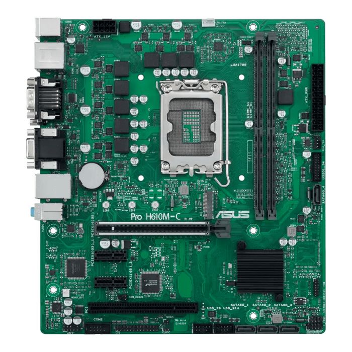 ASUS Pro H610M C CSM Intel H610 LGA 1700 micro ATX Neuf - vue 6