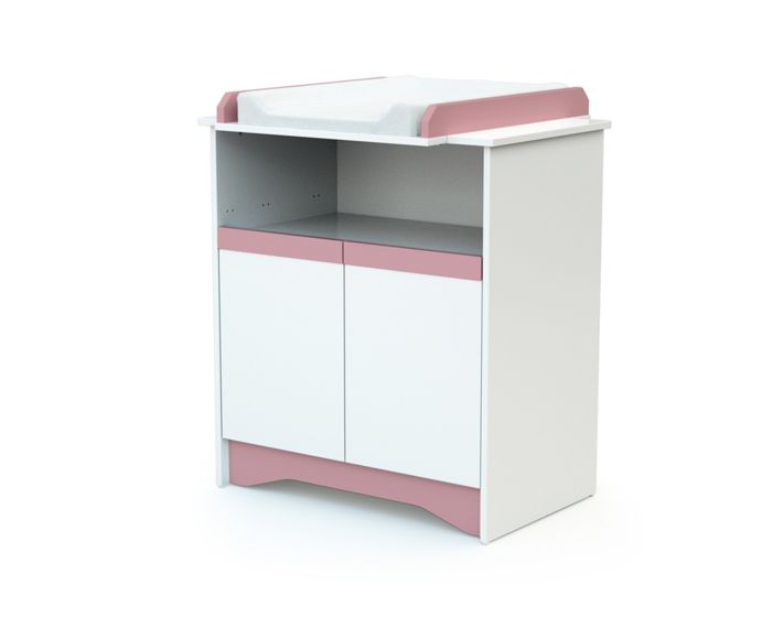 At4 Cotillon Commode Rose Rose Achat Vente Table A Langer 3294459037176 Cdiscount
