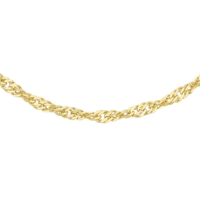 Chaîne Collier Sautoir environ 45.72 cm Italie NOUVEAU Argent Sterling Fine Qualité Twisted corde 2 mm 18 in