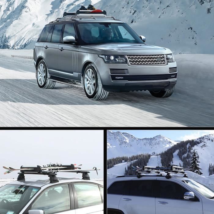 Support Dessus Snowboard Verrouillable Porte Bagages Toit Peut Transporter 2 Skis 4 Snowboards Prix Pas Cher Cdiscount